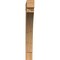 Ekena Millwork Thorton Block Smooth Bracket, Western Red Cedar, 5 1/2"W x 38"D x 46"H BKT06X38X46THR05SWR - alternate 4